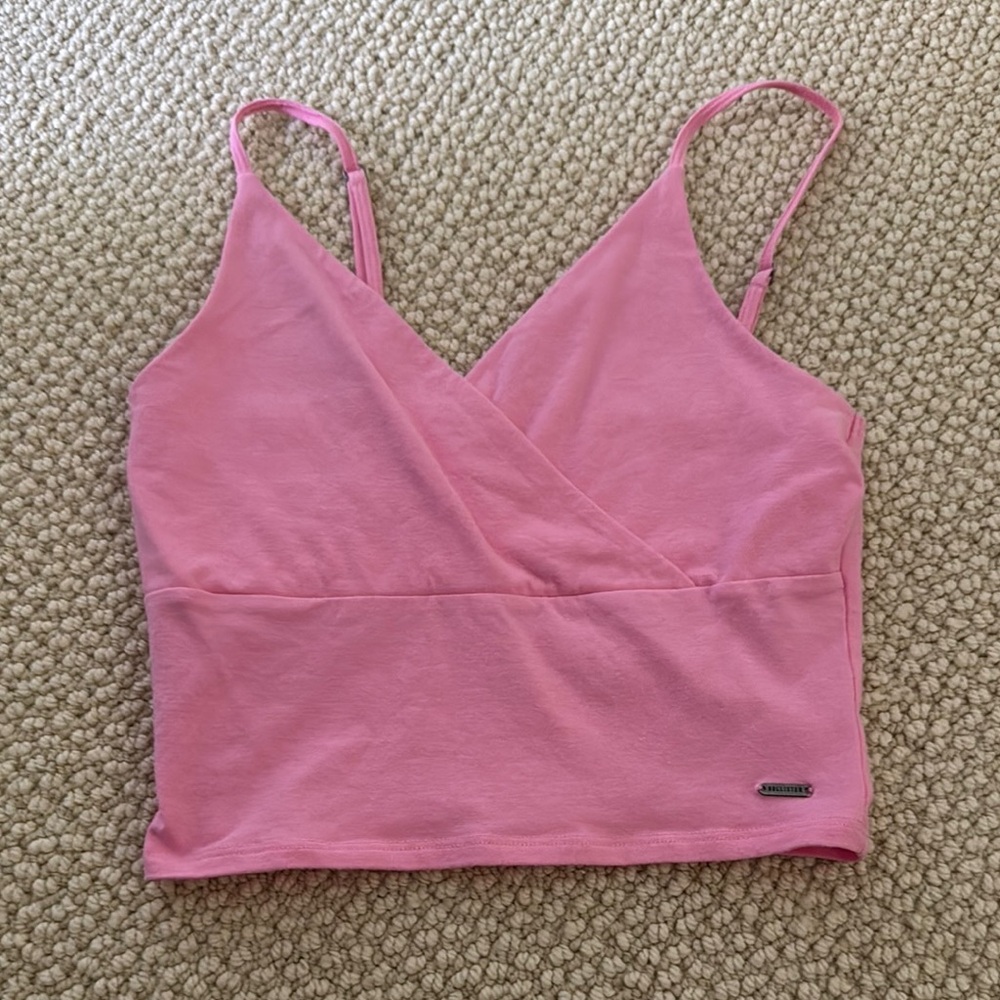pink top hollister